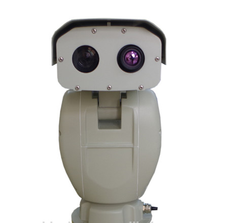 Quality Thermal Imaging IR Temperature Detect Long Distance Night Vision Camera , PTZ Security Camera for sale