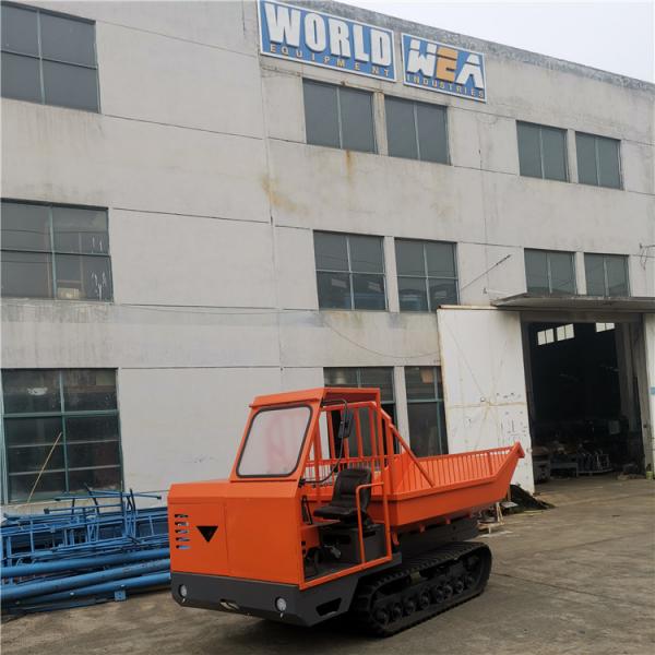 Quality 1600mm Mini Crawler Tractor Dumper For Palm Oil Fruits Transportation for sale
