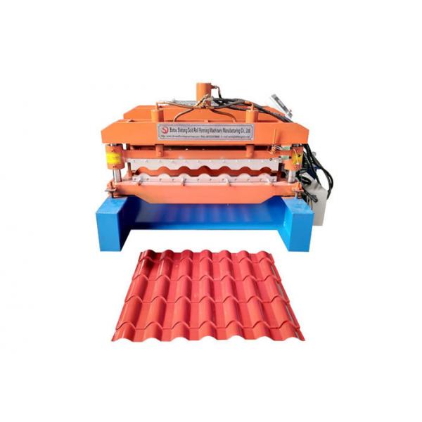 Quality Bamboo Shape Cold Roll Forming Equipment , Metal Roofing Roll Former Coil Width 1200mm for sale