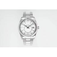 Quality Manually Powered Stainless Steel Strap Watches With White Dial 10mm Case Thickness for sale