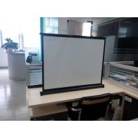Quality Portable Motorized 40" Projection Screens Fabric , Hd Projector Screen for sale