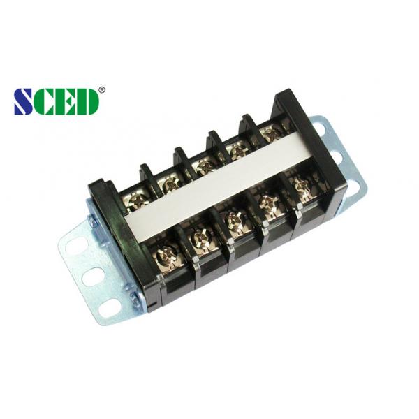 Quality 600V 30A Black PCB High Current Terminal Block For Server Site for sale