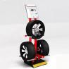 China Garage 3 Tyres Cart Wheel Display Rack / Three Sides Alloy Wheel Display Stand factory