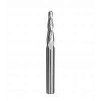 Quality Four Flute M2 HSS Router Bit TiN ZrN 3D Carving Bits For Aluminum And Plastic for sale