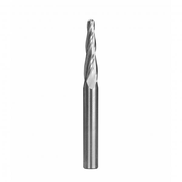 Quality Four Flute M2 HSS Router Bit TiN ZrN 3D Carving Bits For Aluminum And Plastic for sale