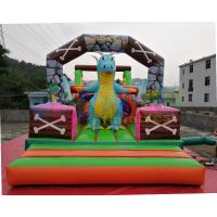 China Jurassic Park Inflatable Obstacle Course Combo Bouncing Castle For Advertisement for sale