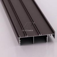 China ISO9001 Alloy Aluminum Window Extrusion Profiles Bronze Powder Coating factory