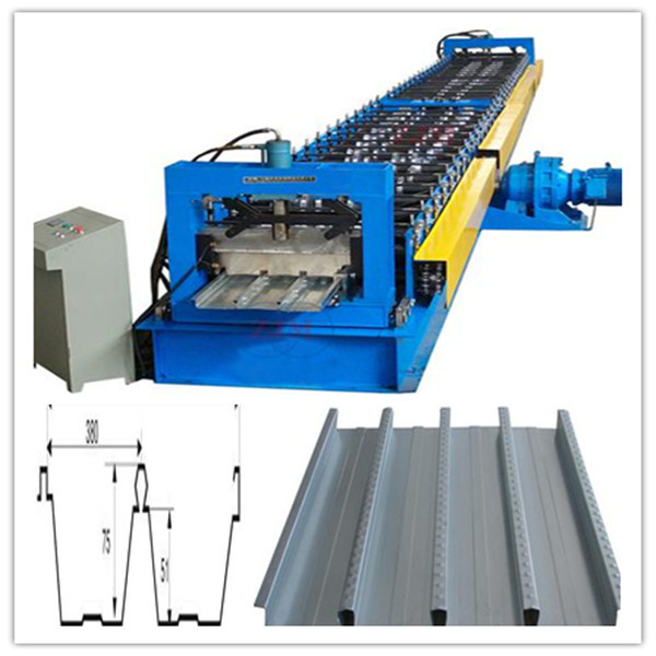 China Chain Drive Floor Deck Roll Forming Machine 8 - 20 M / Min Metal Forming Equipment factory