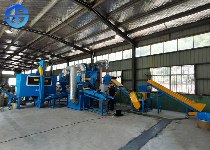 China 99.9% Purity Copper Cable Wire Recycling Machine For 0.1 - 20mm Wires 400kg / H factory