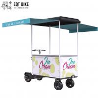 china EQT Electric Scooter Ice Cream Bike Cart Battery Support Cargo Bike For Cold Drinks Front Load Business Bike