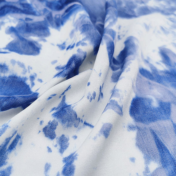 China Antibacterial Spring Summer Fabrics 21s 80*60 180gsm Tie Dyed Soft Washed Denim for sale