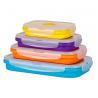 China Unik Eco Friendly High Quality Fun Kids Box Unique Collapsible Food Lunch Containers Online Store Boxes factory