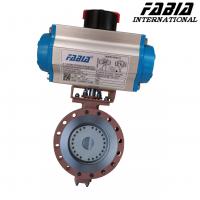 Quality Pneumatic Three Eccentric Butterfly Valve Control for sale