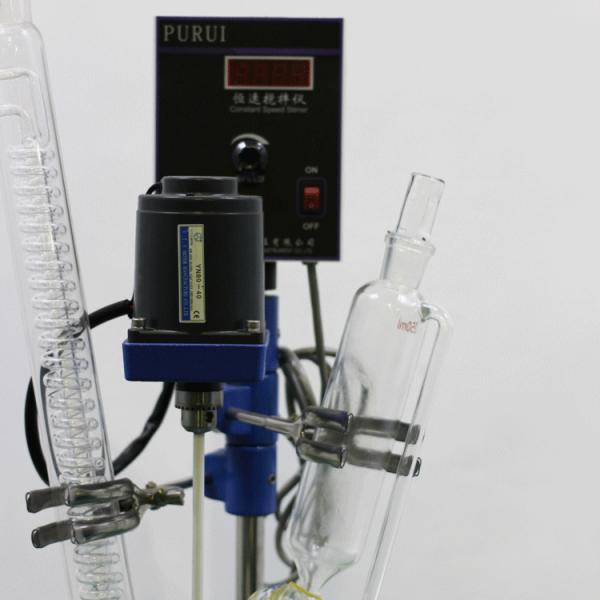 Quality Biological Jacketed Glass Vessel , Chemical Glass Reactor Constant Pressure for sale
