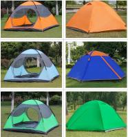 China 2 Doors Double Layer Aluminum Pole Water Resistant Camping Tent With Carry Bag for Backpacking(HT6085) factory