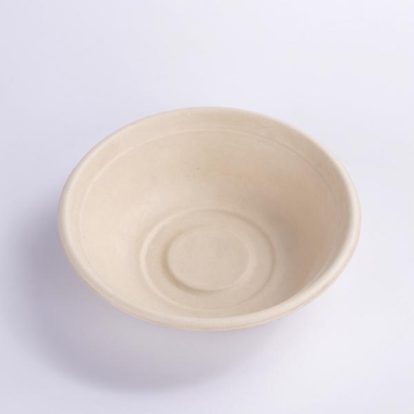 Quality Sugarcane Pulp PB32 Disposable Food Container Paper Salad Bowl Eco Friendly for sale