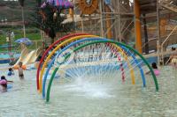 China Rainbow Door Aqua Play, Spray Aqua Park Equipment, Fountains Play Structure for Kids Water Park factory
