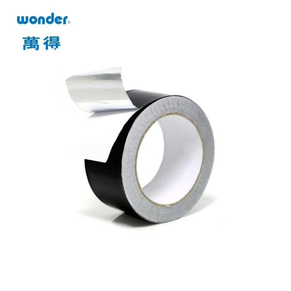 Quality Silver High Temp Aluminum Foil Tape 0.057mm Thickness Water Based Adhesive for sale