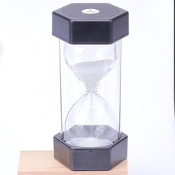 Quality Kids Sand Timer Hourglass Plastic Hexagonal Hourglass Free Sample for sale