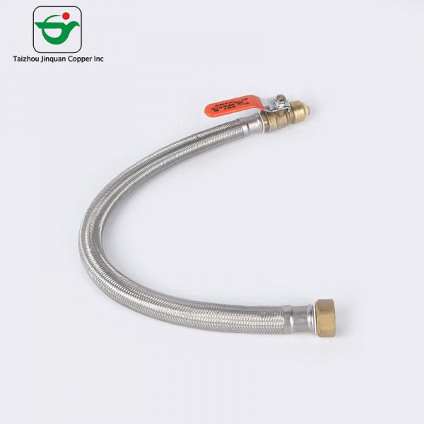 Quality OEM Flexible 10 Bar Pressure Brass Hose With Ball Valve for sale