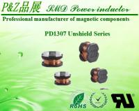 China PD1307 Series 10μH~1000μH SMD Unshield Power Inductors Round Size factory