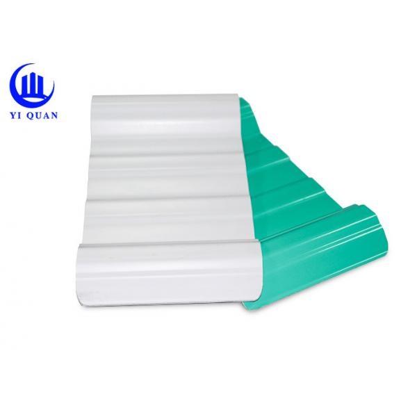 Quality Anti Corrosion Upvc Roof Tiles Sheets Corrugated Plastic ASA And PMMA Coated for sale