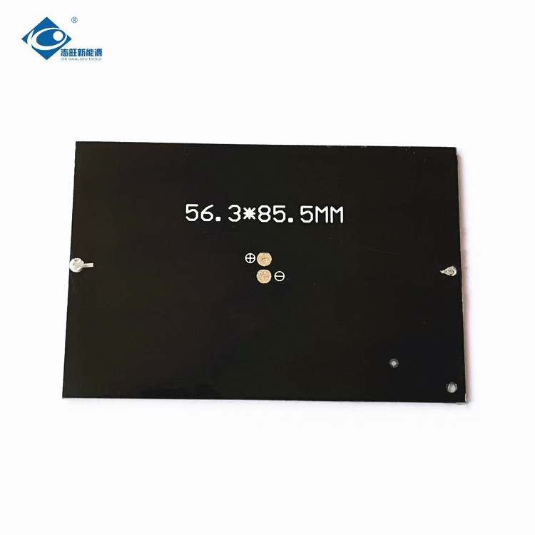 China 0.5W PET semi-flexible solar panel ZW-563855 Foldable Lightweight Mini Solar factory