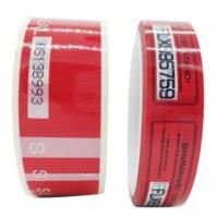 China Tamper Evident Adhesive Void Security Tape / Pet Void Tape Double Sided Clear Polyester factory