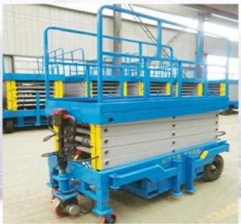 Quality 300kg 12m Mobile sky scissor lift Platform hydraulic lift scaffolding with CE for sale