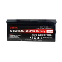 Quality 12.8V 200AH LiFePO4 Solar Power System Battery 20kg 520*238*220mm for sale