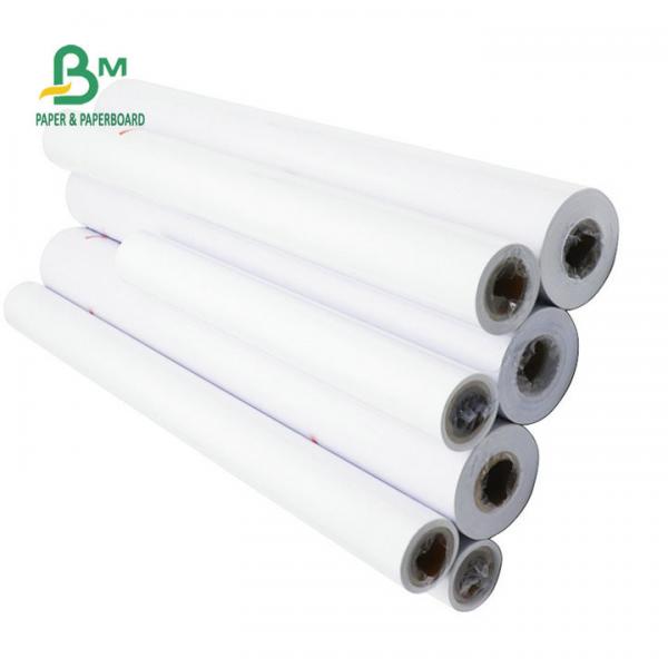 Quality Wide Format CAD Uncoated Bond Rolls 20# Plotter Paper 24'' x 150' for sale