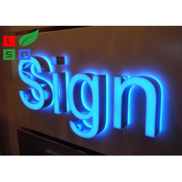 Quality Framed smd3629 LED Channel Letters Outdoor Lighted Business Signs IP65 for sale