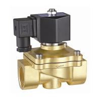 china 24VDC Brass Electric Water Solenoid Valve 2 Way Zero Differential Pressure