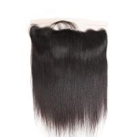 china High Quality Indian Silky Straight Swiss Lace Frontals With Baby Hair