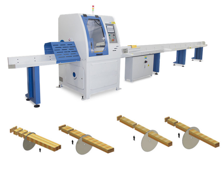 China Industrial Wood Automatic Cut Off Saw Horizontal Pneumatic Timber Wood Cross Cut Saw factory