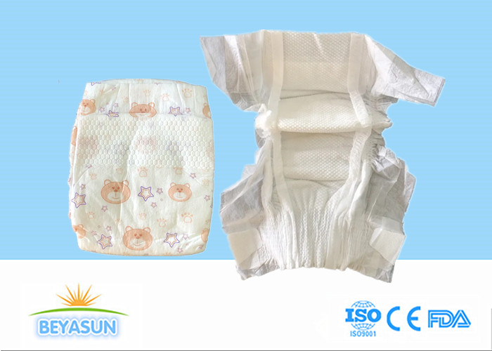 China Disposable Nappy Pampering Soft Cotton Surface Fabric Baby Diaper Breathable factory