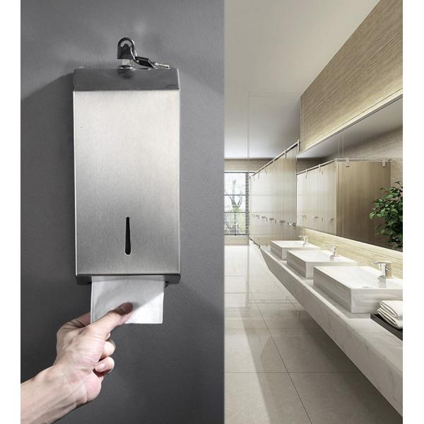 Quality Commercial Stainless Steel Toilet Paper Dispenser Brushed Nickel Polished Chrome for sale