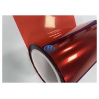 Quality Red 50um PET Anti Static Film Side A Anti Static Side B Silicone Coating for sale