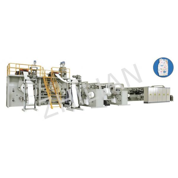 Quality Full Width Waistband Type Baby Diaper Machine Fully Automated for sale