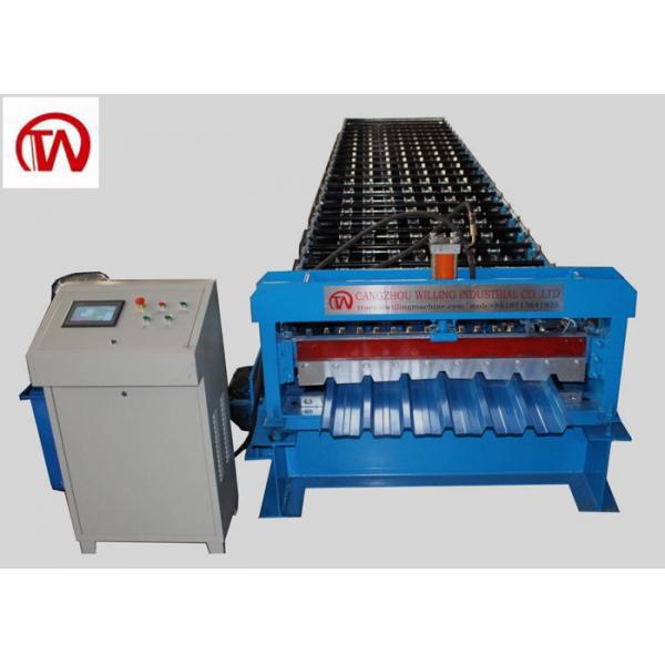 Quality 900 Long Span Roof Roll Forming Machine 7 Ribs High Capacity  Energy Saving for sale