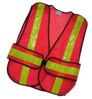 China Unisex Outdoor High Visibility Work Uniforms / Custom Size Reflective Work Vest factory