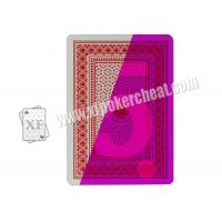 Quality China 100% Plastic 4 Index Jumbo Poker Marked Playing Cards For Poker Cheat for sale