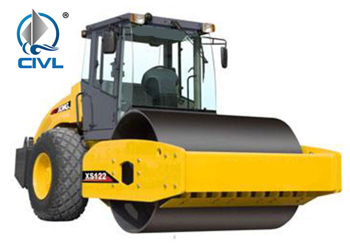 China XCMG 12 ton vibratory manual road roller XS123 With weichai engine and ZF gearbox factory