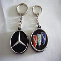 China 2014 new pattern factory direct sale famous car logo soft PVC keychain with high quality factory