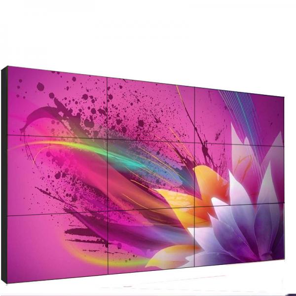 Quality Exterior Super Narrow Bezel LCD Wall Display 46" 4K DID 3.5mm Bezel 3x3 Video for sale
