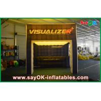 Quality Inflatable Family Tent Nightclub Costomized Led Inflatable Cube Tent For Exhibition With Groove for sale