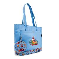 Quality Blue Female Crossbody Tote Handbag With Adjustable Shoulder Strap for sale