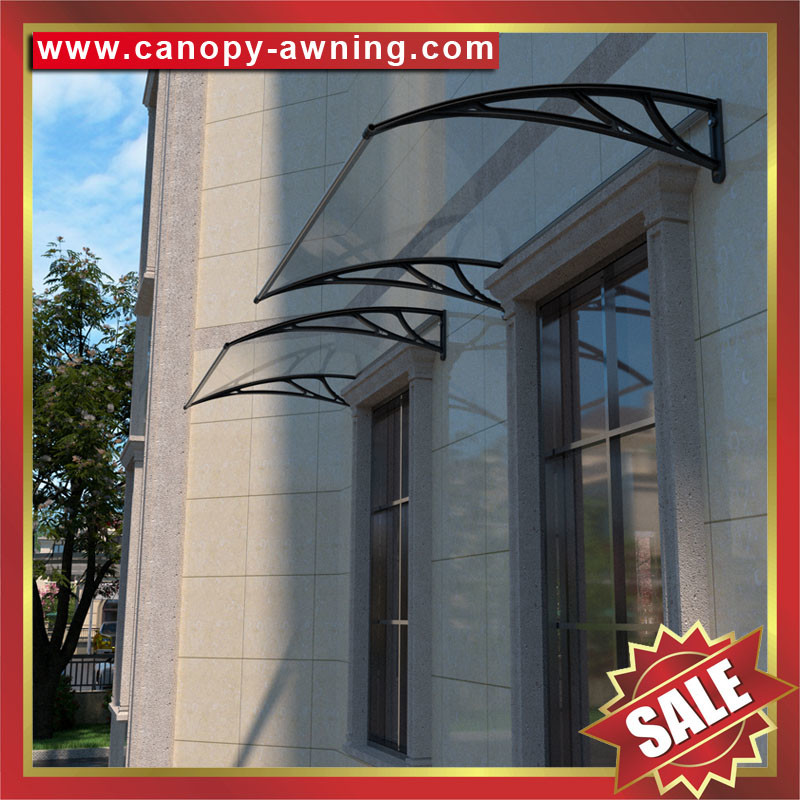 China high quality corridor proch window door pc polycarbonate diy awning canopy awnings canopies shield shelter visor cover for sale