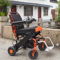 China ISO Lightweight Folding Electric Wheelchair 100KG Load 150W X 2 Power factory