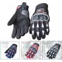 China Microfiber Leather Motorcycle Riding Gloves Grey Insulated Motorcycle Gloves for sale